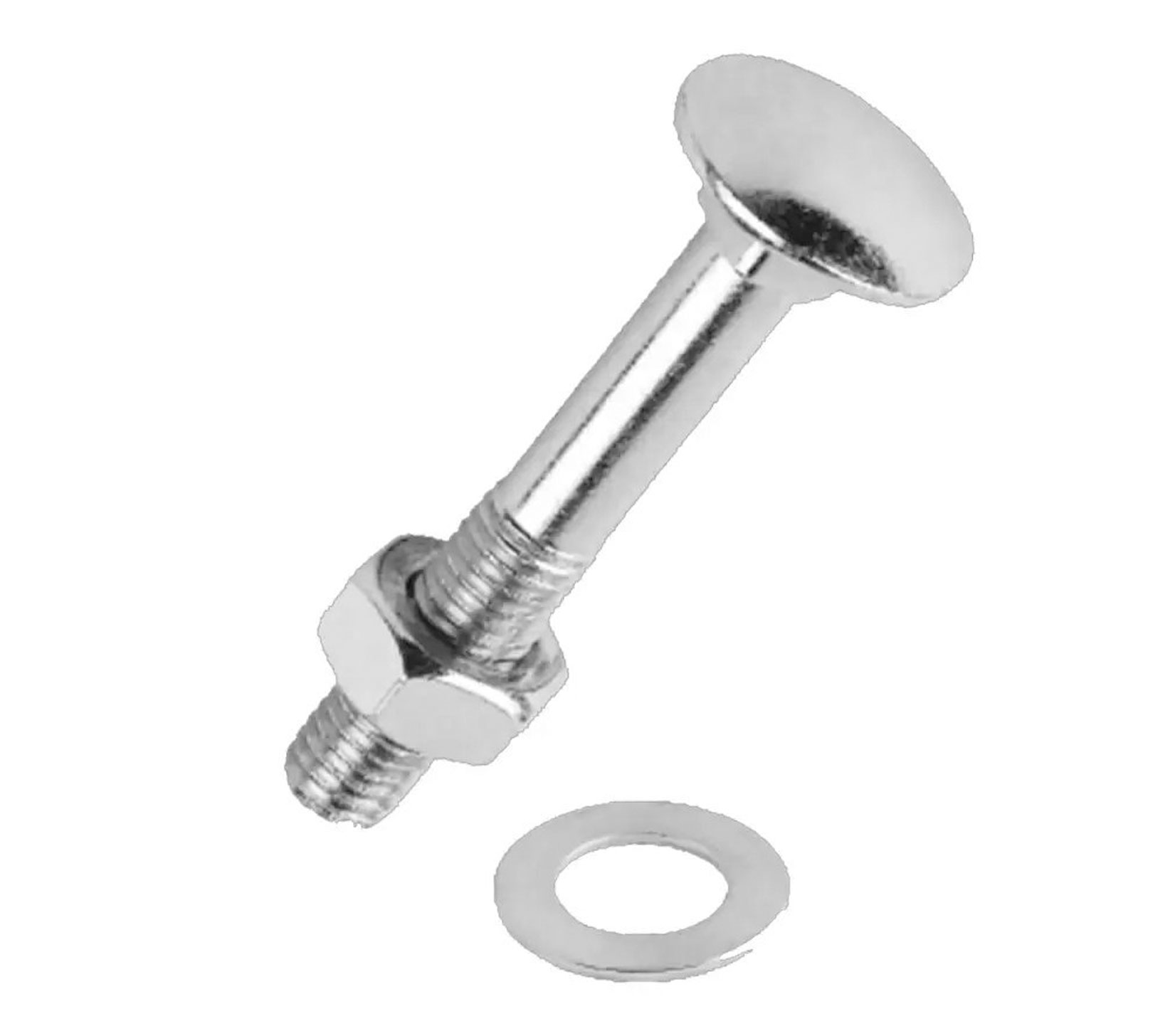 MS CARRIAGE BOLT + NUT + WASHER RATE